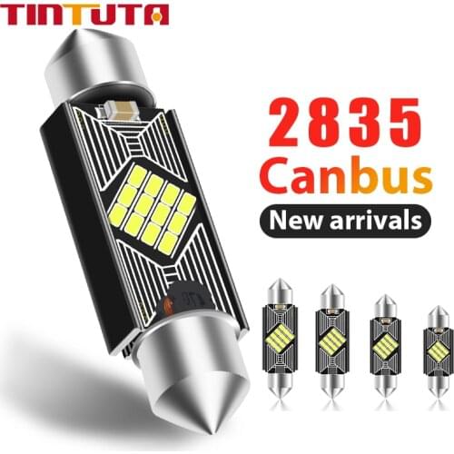 1PC Canbus Festoon LED C5W C10W Bulbs 31mm 36mm 39mm 41mm 2035 12SMD Car Dome Light Car Interior Reading Lampsled parking lights