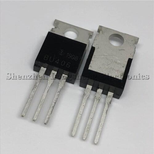 10PCS/LOT New BU406 low frequency high power transistor / NPN TO-220 genuine spot