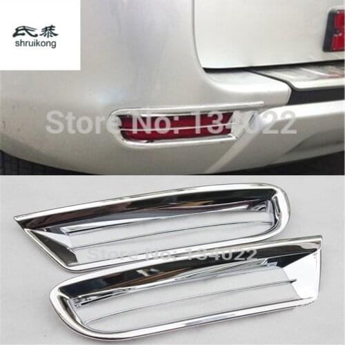 For 2009-2013 Toyota RAV4 ABS electroplating Chrome plated the back fog lamp decoration