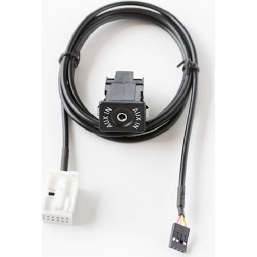 Biurlink Aux-in AUX Cable Audio Adapter for Skoda Octavia RCD510 RCD310 for Volkswagen Golf MK6 Magotan Sagitar