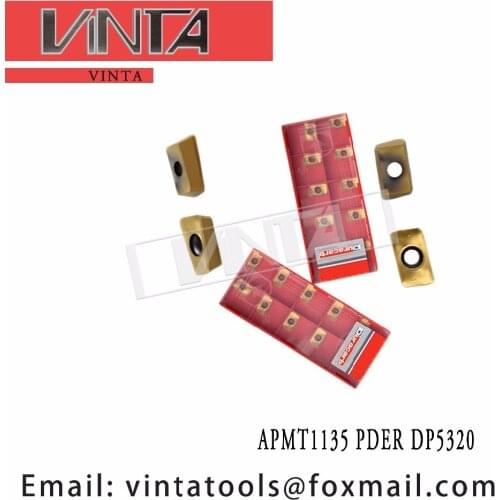 Free shipping high quality APMT1135 PDER DP5320 cnc carbide milling inserts