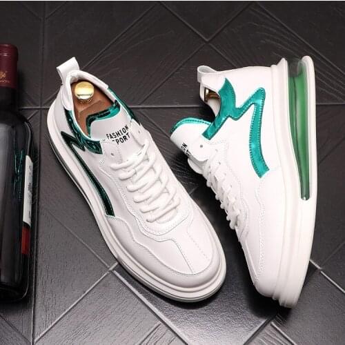 ERRFC New Arrival Luxury Mens White Casual Shoes Fashion Designer Flat Platform Man Trending Leisure Shoes British Chasussure