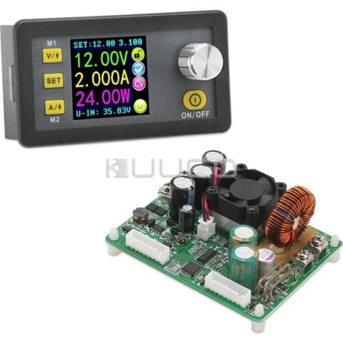 Digital Power Supply Module/Controller DC 6~60V to 0~50V 750W Voltage Regulator 15A Buck Converter/Adapter with Cooling Fan