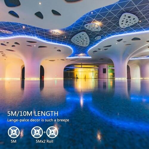 Flexible Ribbon Led Strip Light RGB 5050/SMD2835 DIY Led Light Strip RGB Tape Diode With DC 12V Phone App Bluetooth Music