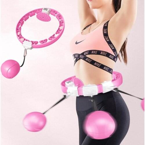 Hoola Hoop Abdomen Exercise Equipment with Counter Sport Hoops Smart Detachable 2 In 1 Fitness Weight Loss Massage Exercise