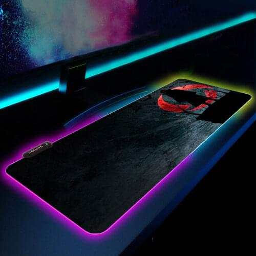 Anime Uchiha Mouse Pad 900x400x2mm RGB Pad Mouse Carpet Computer Padmouse Domineering Gaming Mousepad Gamer To Keyboard Mats