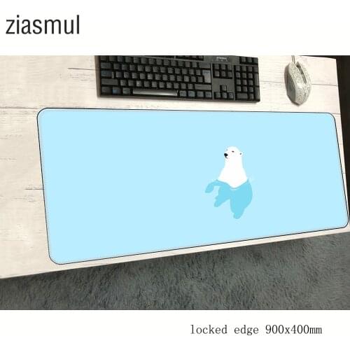 Polar Bear mouse pads 900x400x3mm Animal pad to mouse pc computer mousepad gaming padmouse gamer cute laptop keyboard mouse mat