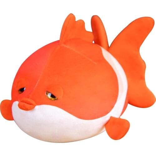 35/50CM Creative Clownfish Plush Toy Soft Cartoon Sea Fish Sthffed Doll Flounder Pillow Chair Cushion Christmas Gift For Kids