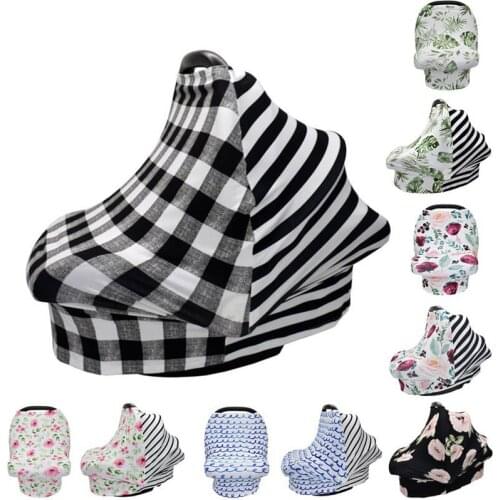 YUXIC Nursing Breastfeeding Privacy Cover Infant Baby Car Seat Stroller Breast Feeding Scarf Nursing Covers Baby Car Covers