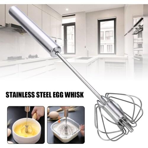 Stainless Steel Turbo Egg Beater Handheld Auto Rotating Whisk Tool Cream Mix Kitchen Tools Easy To Clean Convenient Efficiently