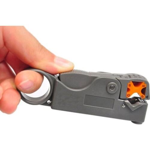 Portable Coaxial cable Stripping Wire Stripper Knife Crimper Pliers Wire Cutter Cut Line Pocket Multitool