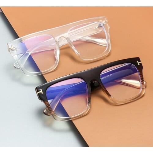 Women Vintage Oversized Large Square Rivet Frame Prescription Eyeglasses Men Brand Designer Optical Myopia Glasses Eyewear