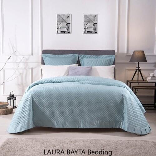 BedCover Cotton Quilting Quilts Camel Color Bedspreadcoverlets Bedding Set King Size Tatami Quilted Quilts BedSheets PillowCase