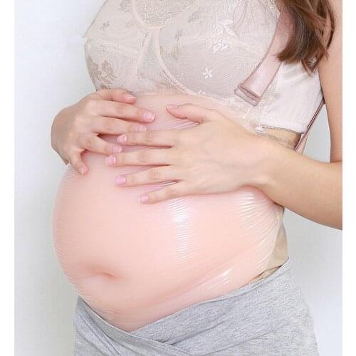 Silicone Belly Stronger Straps Waist Belt Tummy Women Pregnant 7-8 Months