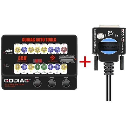 GODIAG GT100 AUTO TOOLS OBD II Break Out Box ECU Connector Test Platform For BMW CAS4 / CAS4+ Programming Test Platform
