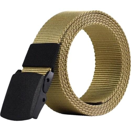 Canvas Belt Casual Wild Woven Tactical Belt Men Women Metal Automatic Buckle Cummerbunds Student Casual Waist Strap