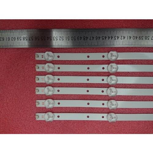 60pcs/lot LED backlight strip for Supra STV-LC32T840WL SVJ320AG2 SVJ320AL6 LB-M320X13-E1-A-G1-SE2 LB-C320X14-E12-L-G2-SE3