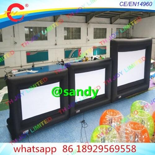 Free air shipping,rental 16:9 Outdoor Home Theater Inflatable projector Screens,Giant Inflatable Movie Screens for Advertising