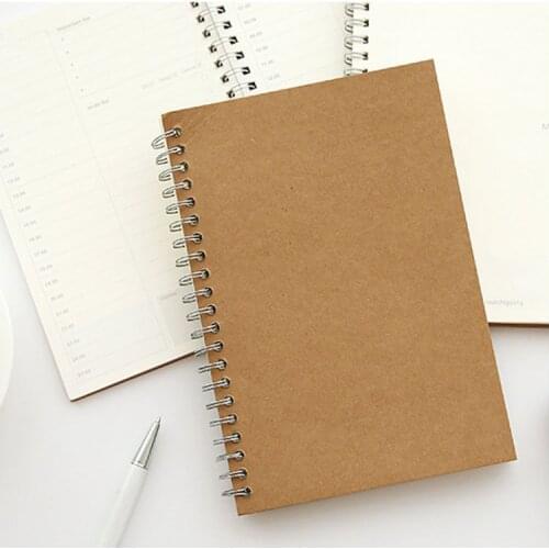 Spiral A5 Notebook Monthly Planner Agenda Daily Weekly Plan Schedule Time Management School Office Supplies Journals Stationery