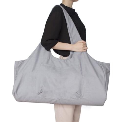 Large Gym Yoga Bag Women Canvas One-Shoulder Yoga Mat Storage Bag Dancing Dress Buggy blosa