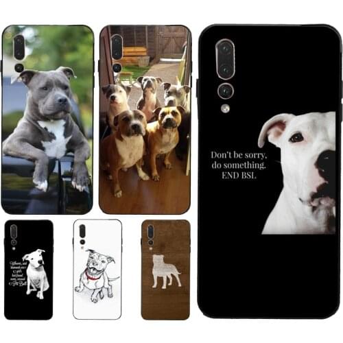 Staffordshire Bull Terrier Staffy Dog Case For Huawei P30 Pro P40 P10 P20 Lite P Smart 2019 Z Mate 10 Lite 30 20 Pro Cover