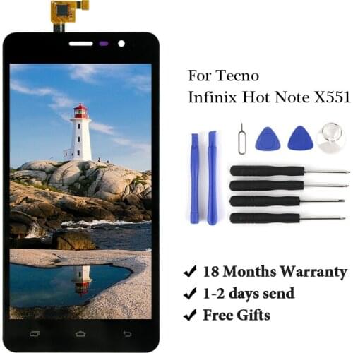 10 PCS Brand New For Infinix Hot Note X551 Lcd Digitizer High Quality Assembly Replacement LCD Screen Spair Part
