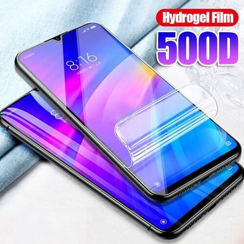 500D full cover for xiaomi redmi note 7 pro hydrogel film phone screen protector redmi 7A protective film Not glass smartphone