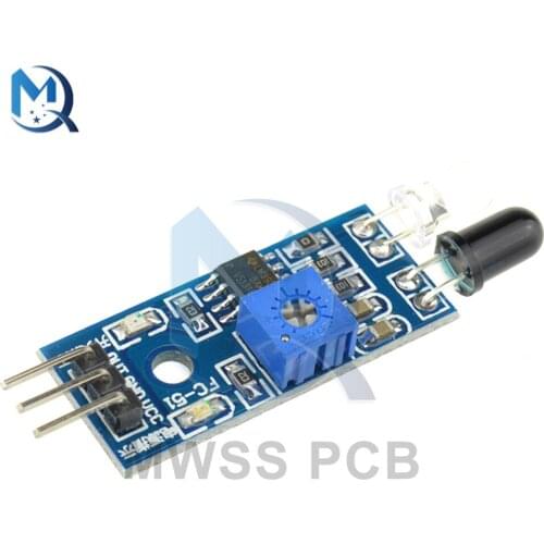 5PCS New IR Infrared Obstacle Avoidance Sensor Module Smart Electronics Diy Car Robot Reflective Photoelectric 3pin For Arduino