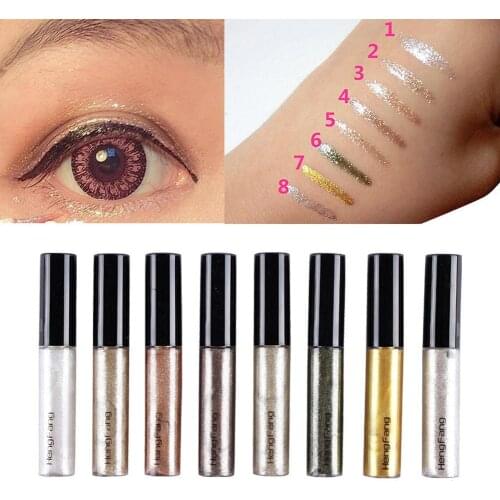 Beautiful 1Pc Glitter Lip Liner Eye Shadow Eye liner Pencil Pen Cosmetic Makeup