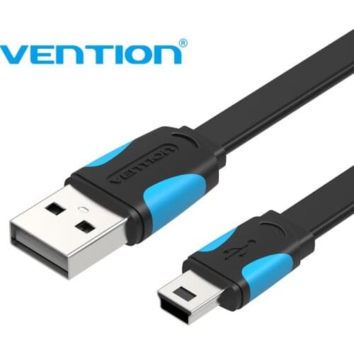 Vention MiNi USB Cable 25cm 50cm 100cm 150cm 200cm Mini Usb to Usb Data Sync Charger Cable for MP3 MP4 Camera HDD Mobile Phone