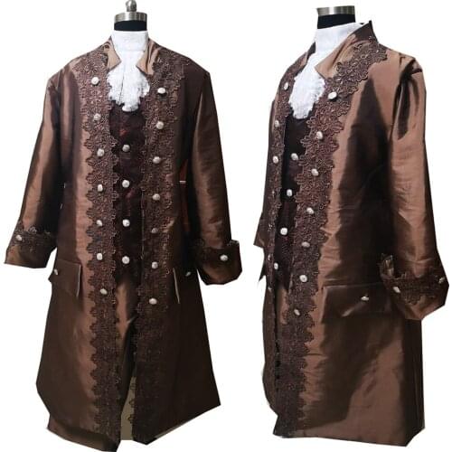 Tailored!Jackets+Shorts 2PCS Mens Long tail Coats Vintage Costumes MAN COURT DRESS Victorian stage Performance MALE Suits D-394