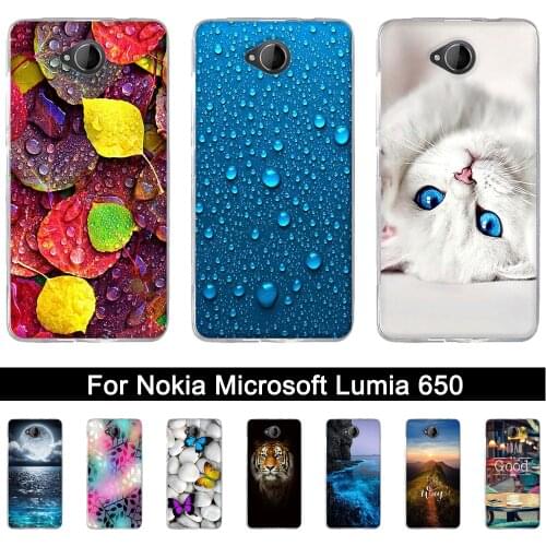 Soft TPU Case For Nokia Microsoft Lumia 650 Silicone Back Printed Case Cover for Nokia Lumia 650 Painted Shells For Nokia650 Bag