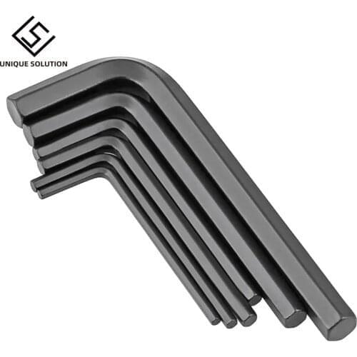 1pcs 12mm Steel L Shaped Metric Hexagon Hex Allen Key Set Wrench Long Metric L-Shape Key Screwdriver Repair Hand Tools Black
