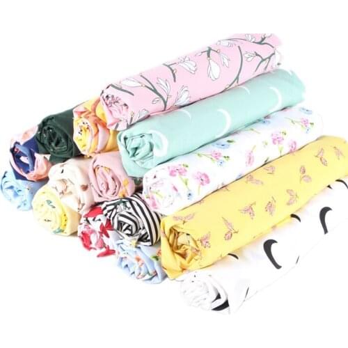 New Chiffon Fabric 100 *150CM Floral Prints Soft Georgette Dress/Clothes Shirt Sewing D20