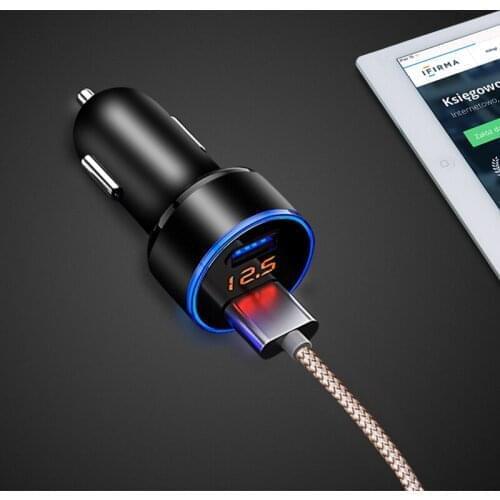 New LED Display Dual USB Car Charger for Opel Astra VAUXHALL MOKKA Zafira Insignia Vectra Antara