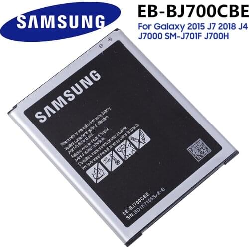 SAMSUNG Orginal EB-BJ700BBC EB-BJ700CBE EB-BJ700CBC 3000mAh Battery For Samsung GALAXY J7 J7008 J4 J700F J7009 J7000 J701F NFC