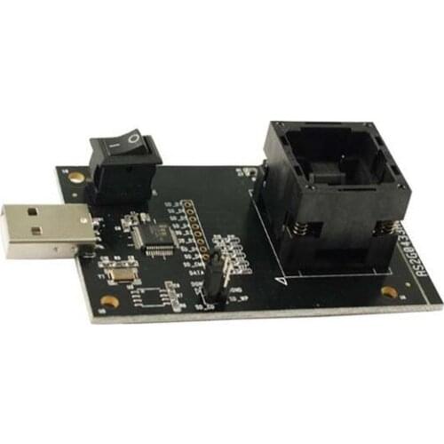 EMCP Socket,IC size_11.5x13_0.5mm,apply to BGA162 and BGA186 socket,long operating life,up to 25,000 times,fast reading