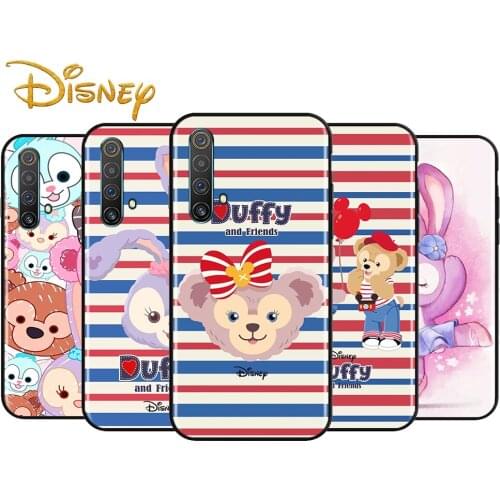Duffy Disney Bear Cute for OPPO Realme V15 X5 X3 X50 X7 X2 C17 C11 C3 C2 7 7i 6 6S 6i 5 3 2 Pro Soft Black Phone Case
