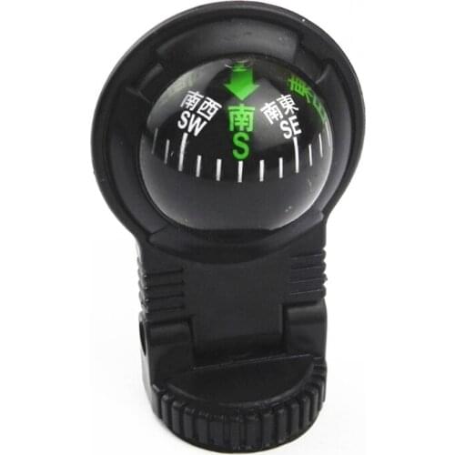 All Purpose Dashboard Compass Ball Boat Truck Car Navigation Compass with Adjustable Mounting Bracket+Adhesive