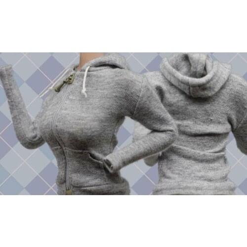 Kinds of 4 1/6 Scale Sport Sweatshirt Coat Clothes For 12" Female Dolls