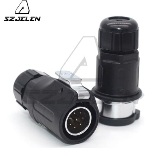 XHP20 8pin Waterproof conector, Docking Circular Industrial Male&Female Plug And Socket Solar Energy DC Waterproof Connector