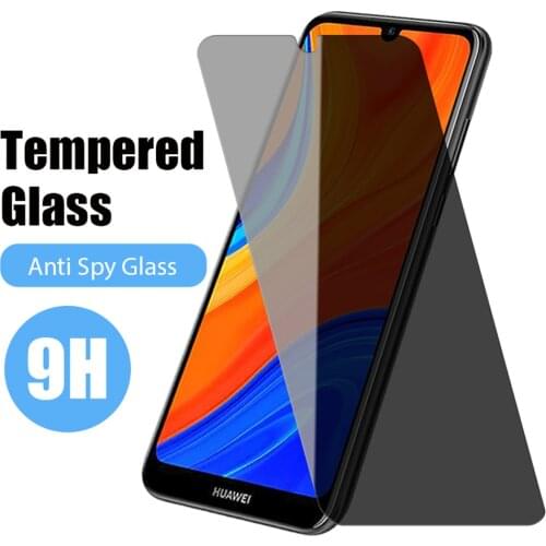 3D Privacy Protective Glass For Huawei Nova 8 SE 7i 7 5T 5G Y9a Y7a Y9S Y8S Y6S Screen Glass On Y8p Y7p Y6p Y9 Y7 Y6 Prime 2019