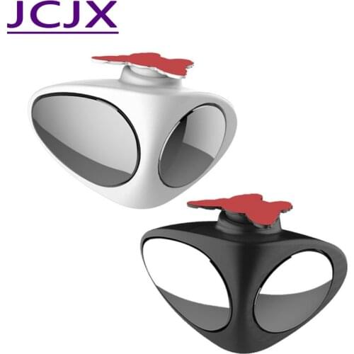 360 Degree Car Blind Spot Mirror Car Rearview Zone Mirror Rotatable 2 Side Wide Angle Exterior Rear View Mirror Safety Accessory