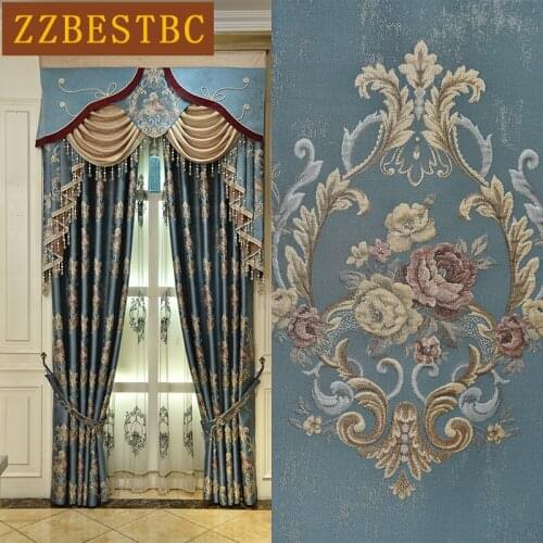 ZZBESTBC Modern new American luxury finished curtains for bedroom and kitchen curtains living room curtains door curtain