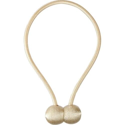 Hot 1Pc Magnetic Curtain Tieback High Quality Holder Hook Buckle Clip Curtain Tieback Polyester Decorative Home Accessorie