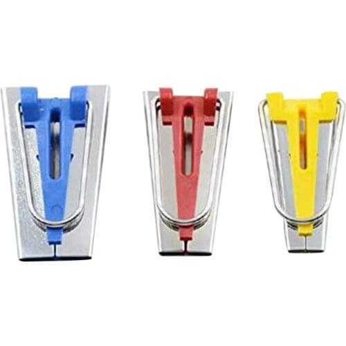 3Pc Housewear & Furnishings Patchwork Tool Tape Maker Edge Wrapper Edge Roller Crimper, Pull Cylinder,25/18/12/mm