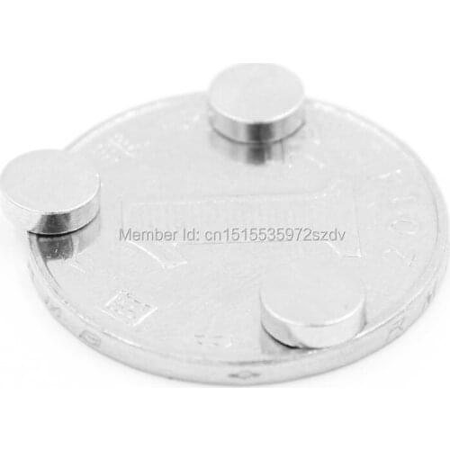 500pcs Strong Round Dia 6mm x 2mm N35 Rare Earth Neodymium Magnet Art Craft Fridge 6x2mm