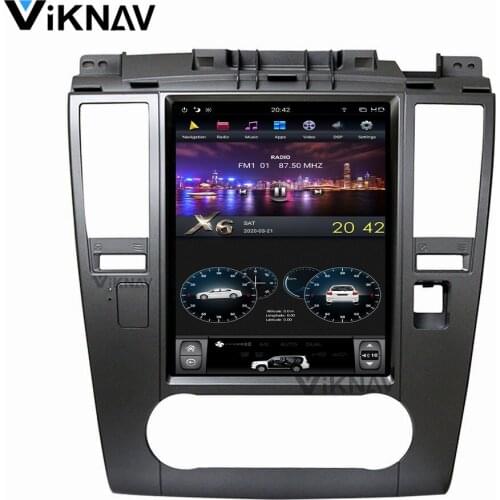 Car audio radio for Nissan TIIDA 2008 2009 2010 2011 Android auto multimedia player GPS navigation vertical screen video player