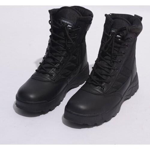 Fly Fishing Military Boots for Men Women Rock Fishing Waders Combat Army Boots Outdoor Hiking Boots Ankle Shoes Work Safty Shoes