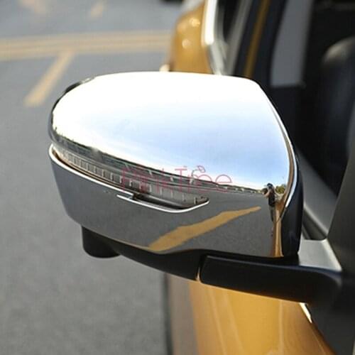 For Nissan Juke 2014 2015 2016 2017 2018 Chrome Side Wing Door Mirror Cover Car Styling Accessories